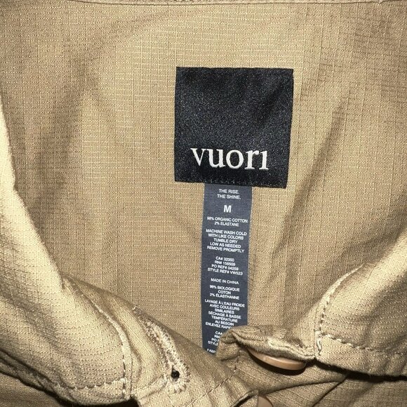 Vuori Women’s Ripstop Utility Jacket Wheat Sz Medium - Picture 6 of 7